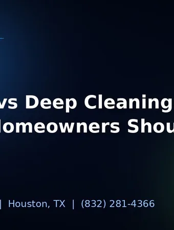 Deep Cleaning service page of the redesigned Texas Nova Cleaning site